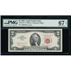 Image 1 : 1963 $2 Legal Tender STAR Note PMG 67EPQ