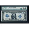 Image 1 : 1923 $1 Silver Certificate PMG 66EPQ