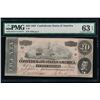 Image 1 : 1864 $20 Confederate States of America Note PMG 63EPQ