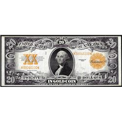 1922 $20 Gold Certificate Note