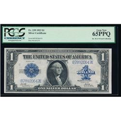 1923 $1 Silver Certificate PCGS 65PPQ