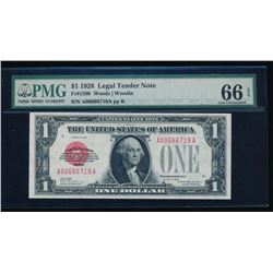 1928 $1 Legal Tender Note PMG 66EPQ