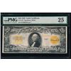 Image 1 : 1922 $20 Gold Certificate PMG 25