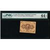 Image 1 : 5 Cent First Issue Fractional Note PMG 64EPQ