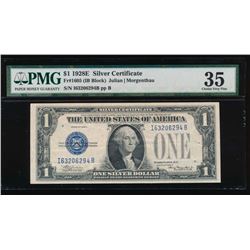 1928E $1 Silver Certificate PMG 35