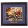 Image 1 : Thomas Kinkade Walt Disney's "Mickey & Minnie Mouse" 17.5x18 Custom Framed Print Display
