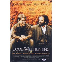 Matt Damon Signed Good Will Hunting 12x18 Movie Poster (PSA COA)