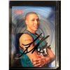 Image 1 : MIKE BIBBY SIGNED FLEER ROOKIE BASKETBALL CARD