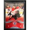 Image 1 : MARK STONE SIGNED UPPER DECK CANADA'S ROOKIES HOCKEY CARD