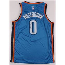 RUSSELL WESTBROOK SIGNED THUNDER JERSEY (PSA/DNA)