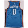 Image 1 : RUSSELL WESTBROOK SIGNED THUNDER JERSEY (PSA/DNA)