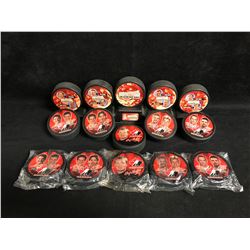 TEAM CANADA HOCKEY PUCK LOT