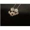 Image 2 : DIAMOND NECKLACE & EARRINGS (DIAMONDS HAVE BEEN TESTED)