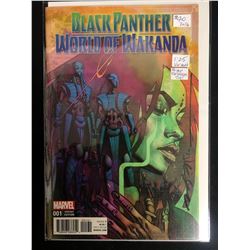 BRIAN STELFREEZE SIGNED BLACK PANTHER WORLD OF WAKANDA #1 (MARVEL COMICS) 2016