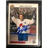 Image 1 : GUY LAFLEUR SIGNED 1991-92 UPPER DECK HOCKEY CARD (LAFLEUR'S FAREWELL)