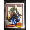 Image 1 : JOHN GARRETT SIGNED VINTAGE WHALERS HOCKEY CARD