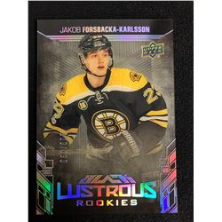 2017-18 Upper Deck Black Lustrous Rookie Jakob Forsbacka-Karlsson 129/299