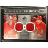 Image 1 : 2011 SP Game Used Edition Authentic Fabrics Jimmy Howard/ Nicklas Lidstrom 074/100