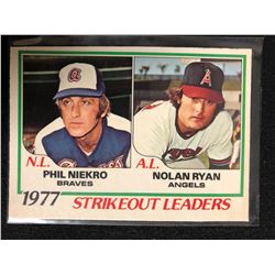 1978 Topps Phil Niekro / Nolan Ryan 1977 Strikeout Leaders #206
