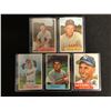 Image 1 : 1954 BOWMAN BASEBALL CARD LOT