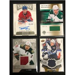 HOCKEY TRADING CARDS LOT (JERSEY CARDS...)