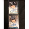 Image 1 : 2019 Topps Chrome Rookie Autographs #RANC Nicholas Ciuffo X 2