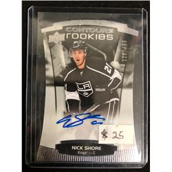 UD CONTOURS 2015-16 NICK SHORE AUTO ROOKIE CARD #125