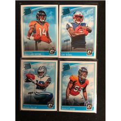 DONRUSS RATED ROOKIE FOOTBALL CARD LOT