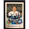 Image 1 : BOB LENARDUZZI SIGNED 7-11 SOCCER TRADING CARD