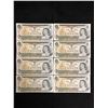 Image 1 : 1973 $1 UNCIRCULATED SEQUENTIAL CANADIAN BANK NOTES