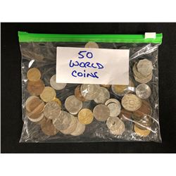 50 WORLD COINS