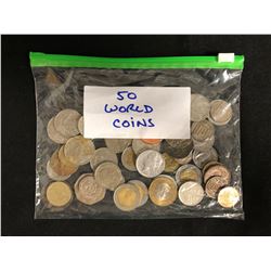 50 WORLD COINS