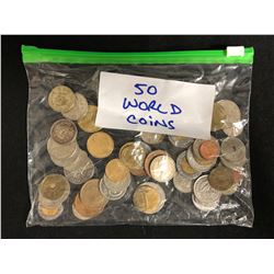 50 WORLD COINS