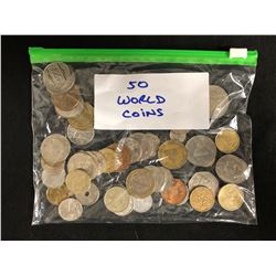 50 WORLD COINS