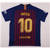 Image 1 : Lionel Messi Signed Barcelona Nike Jersey Inscribed "Leo" (Beckett COA)