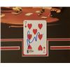 Image 2 : Matt Damon Signed "Rounders" 18.5x18.5 Custom Framed Playing Card Display (Beckett Hologram)
