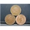 Image 2 : (3) CANADIAN CENTS (1901,1902 & 1903),