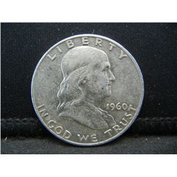 1960-D SILVER (90%) FRANKLIN HALF Dollar