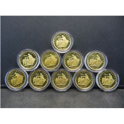 (10), AMERICAN BICENTENNIAL COINS