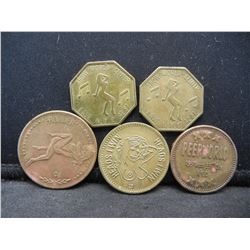 (5) GIRLY TOKENS