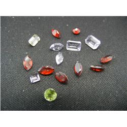(15) GEMSTONES, READY TO MOUNT!
