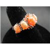 Image 2 : WOMAN'S ORANGE FIRE OPAL RING (SIZE 7), FASHION JEWELRY