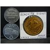 Image 1 : (3) TOKENS (WONDER BREAD/RIPLEYS BELIEVE IT OR NOT & READERS DIGEST)