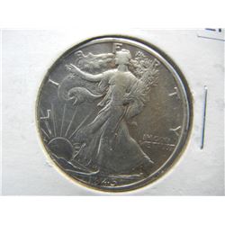 1945 D Walking Liberty Half Dollar