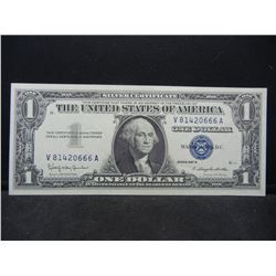 1957 B Crisp Unc One Dollar Silver Certificate