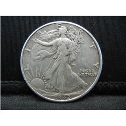 1942 Nice Details Walking Liberty Half Dollar