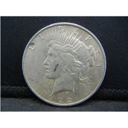 1922 D Peace Dollar