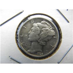 1939 D Mercury Dime
