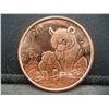 Image 1 : Copper Round .999 Bears