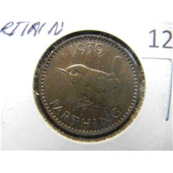 1939 Great Britain Farthing